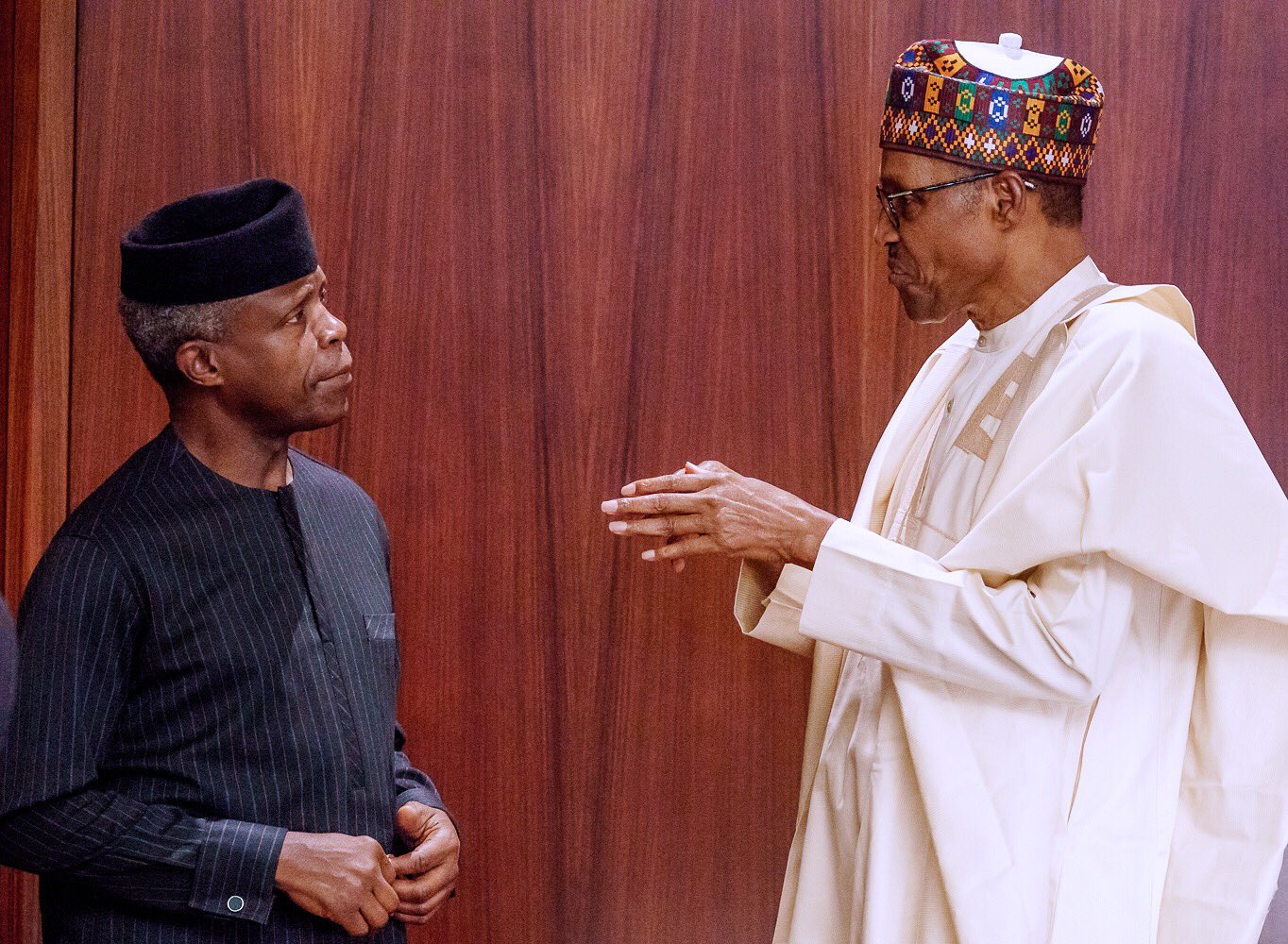 FLASH: Osinbajo Informs Buhari Of His Intention To Run For President In 2023