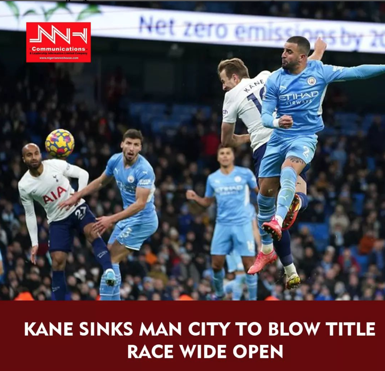 Kane Sinks Man City To Blow Title Race Wide Open