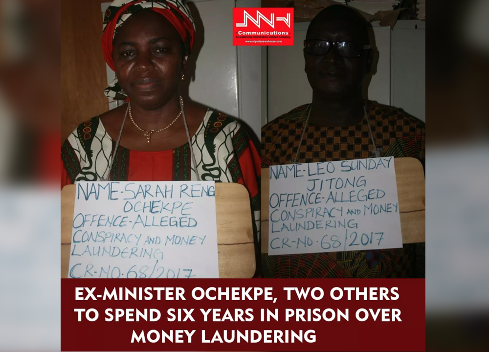Ex-Minister Ochekpe Bags Six Years In Prison For Money Laundering