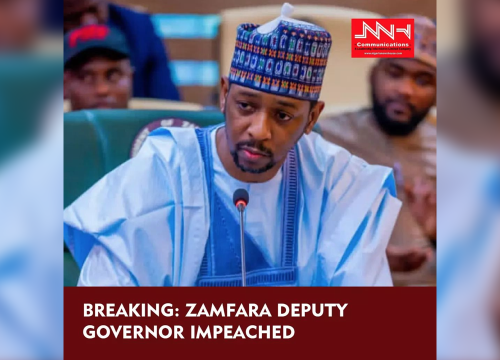 BREAKING: Zamfara Deputy Governor, Mahdi Gusau Impeached | NNH