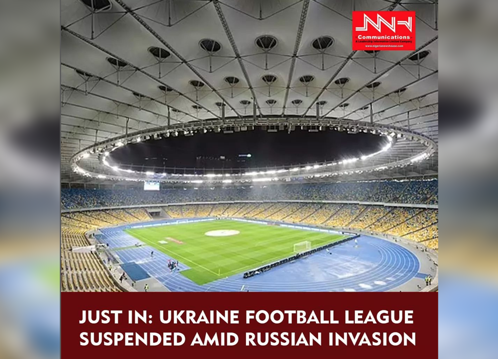 JUST IN: Ukraine Football League Suspended Amid Russian Invasion | NNH