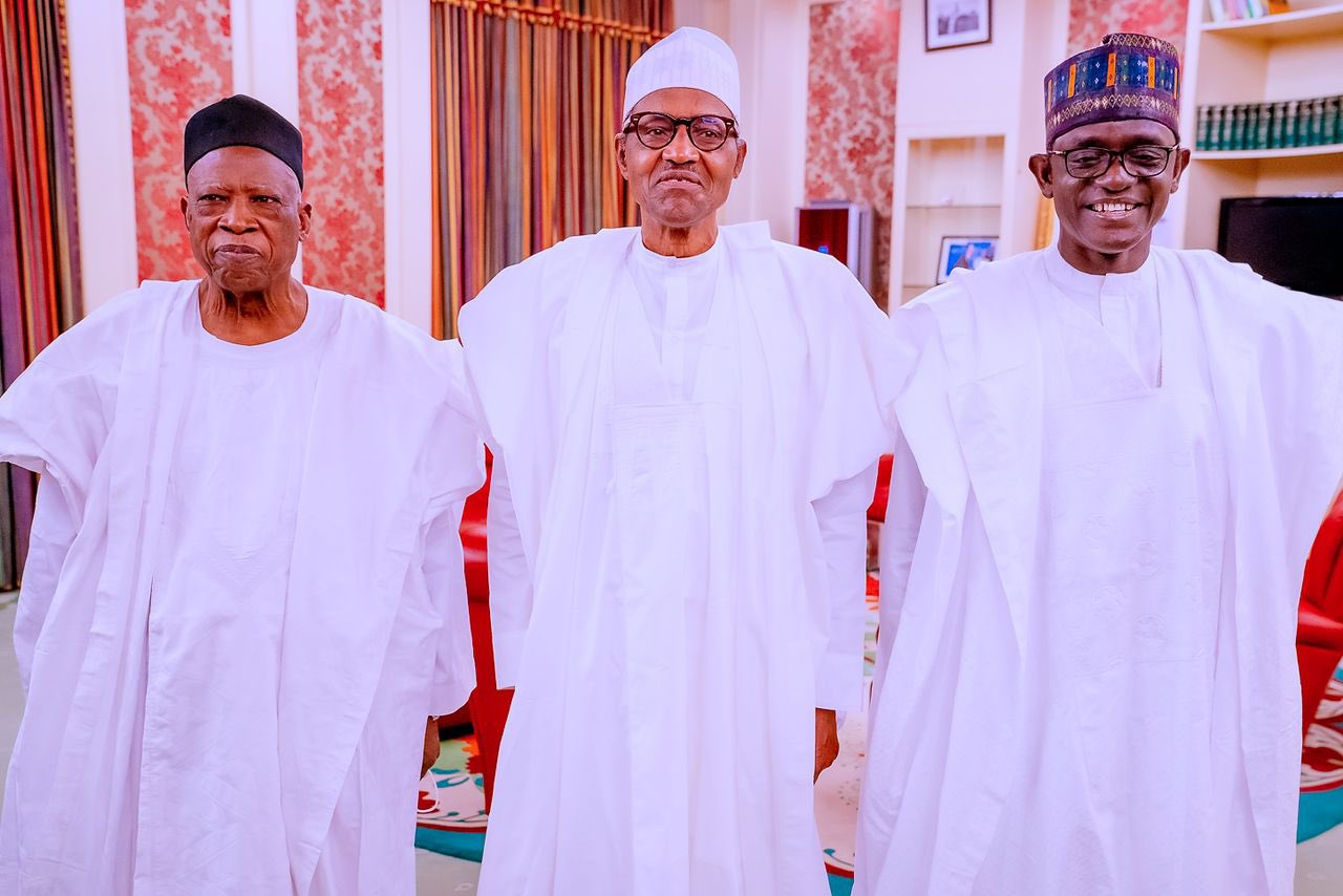JUST IN: Buhari Formally Receives New APC Chairman