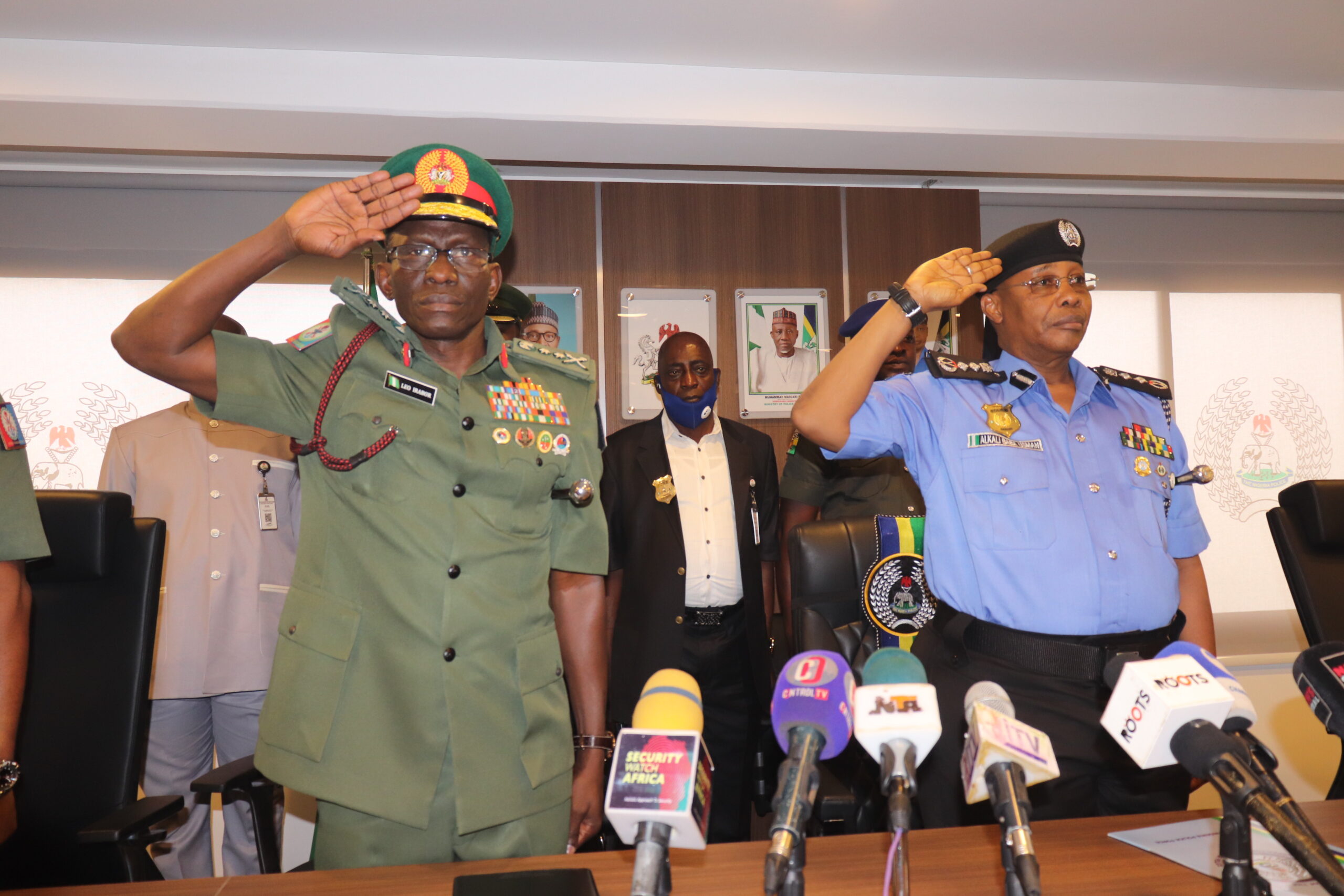 PHOTONEWS: IGP Alkali Receives CDS Irabor In Abuja