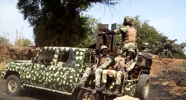 Army Bombs Boko Haram Commander’s Convoy, Kill Scores, Destroy Gun Trucks