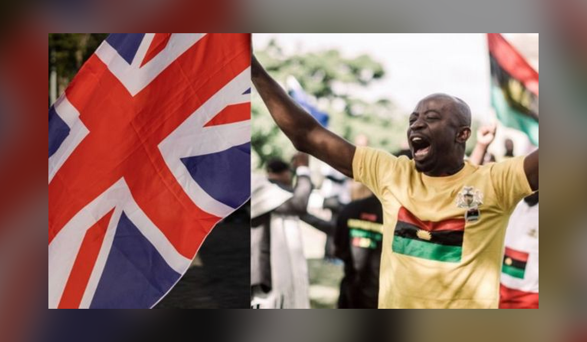 The United Kingdom Government has labeled the Indigenous People of Biafra (IPOB) as a Terrorist Organization.