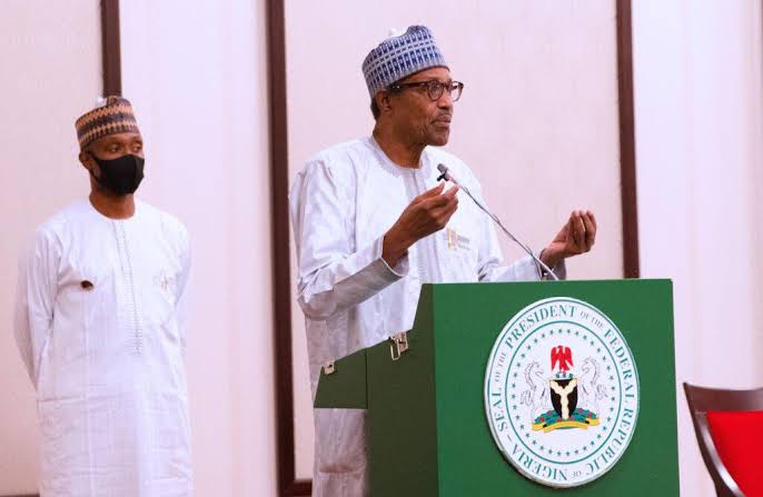 It’s Your Duty to Find Terrorists and Eliminate Them – Buhari Tells Security Chiefs