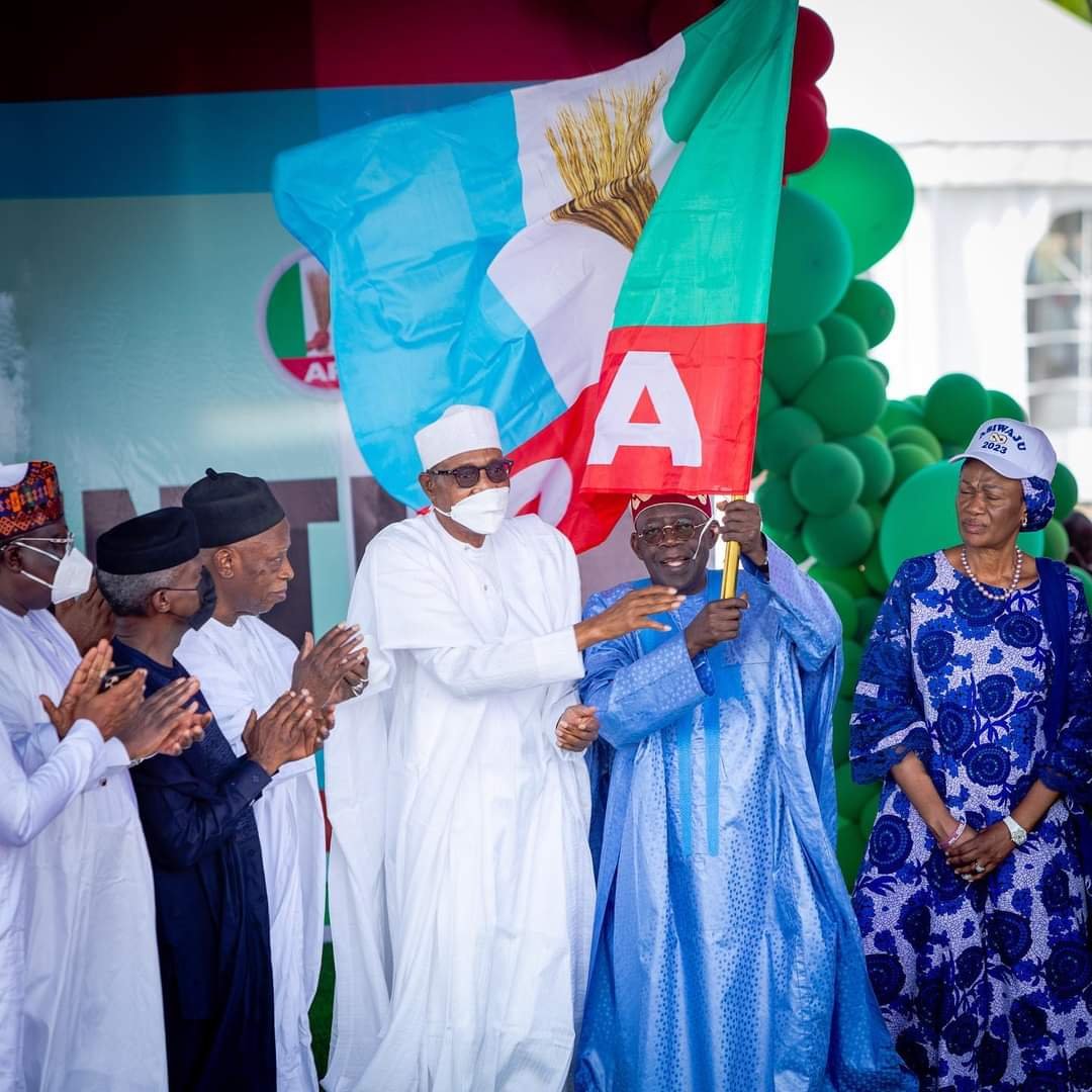 TINUBU THANKS APC DELEGATES, BUHARI, PARTY LEADERS