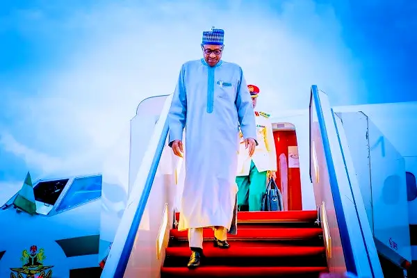 Buhari Returns From UK To Abuja
