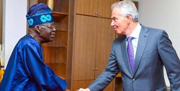 Nigeria’s President-elect, Bola Tinubu, Holds Meeting with Former UK Prime Minister Tony Blair