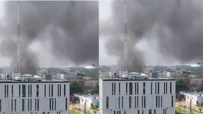 Fire Guts Canadian Embassy in Abuja, Cause of Fire Under Investigation