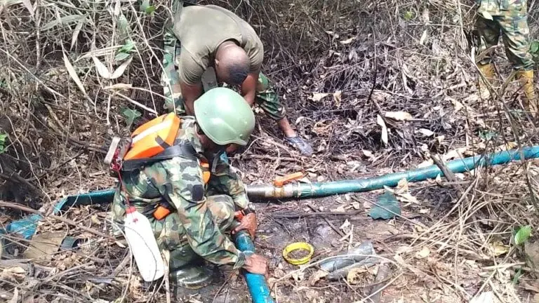 Nigerian Army Seizes 5 Million Litres of Stolen Crude Oil in Rivers State