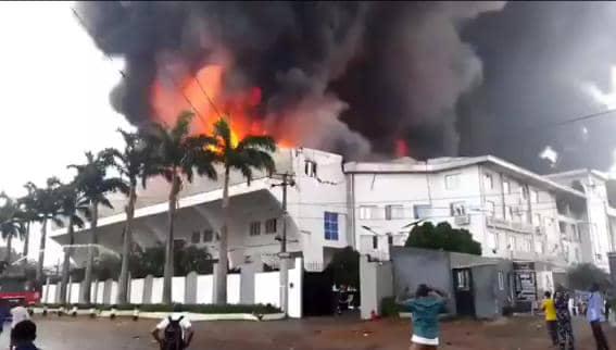Fire Ravages Christ Embassy Church in Oregun, Lagos, Leaving Worshipers in Shock
