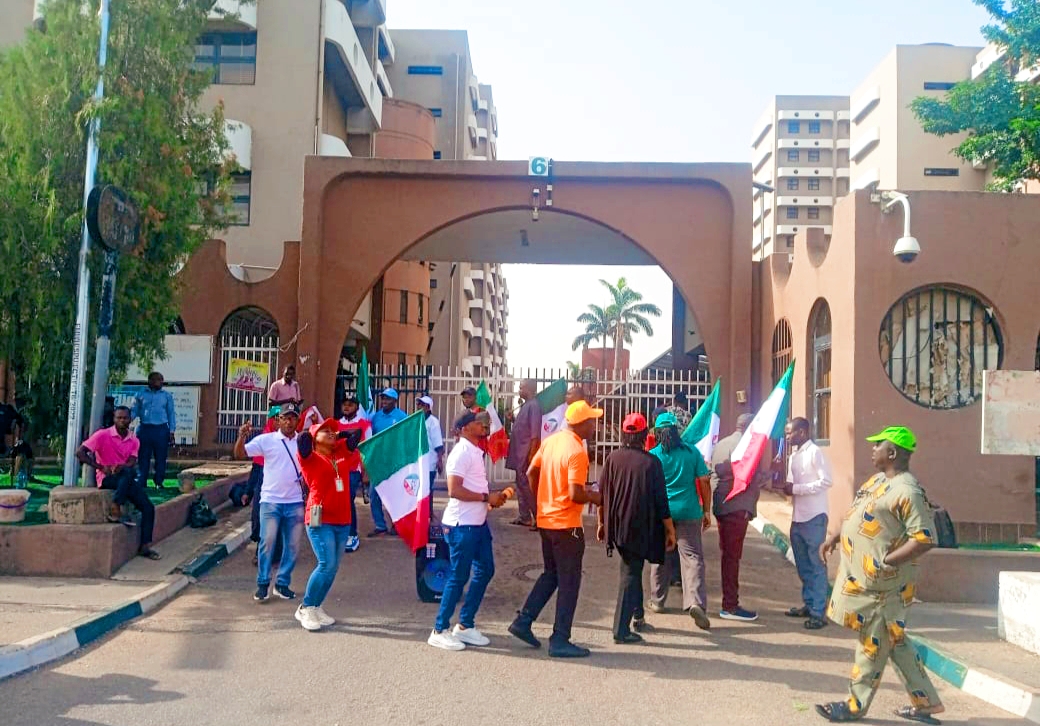 Labour Unions Shut Down Office of the Head of Civil service of the Federation