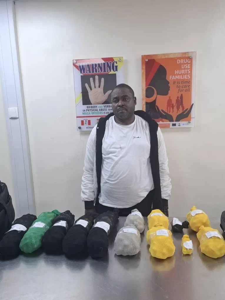 NDLEA Arrests Repeat Offender with N4.6 Billion Worth of Cocaine at Lagos Airport