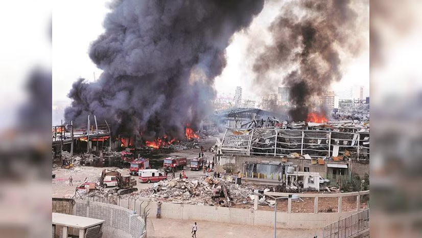 “Escalating Conflict: Israel Bombards Hezbollah as Rockets Rain on Haifa, Marking One Year of War”