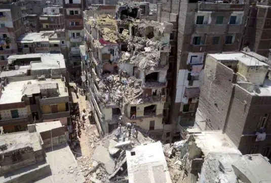 Gas Explosion Triggers Deadly Building Collapse in Cairo, Killing 10