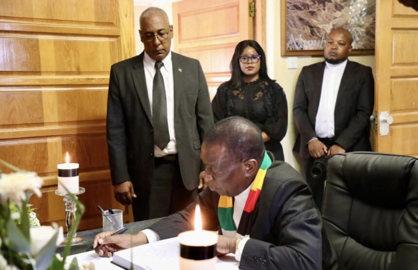Mnangagwa Pays Tribute to Namibia’s Founding President Sam Nujoma