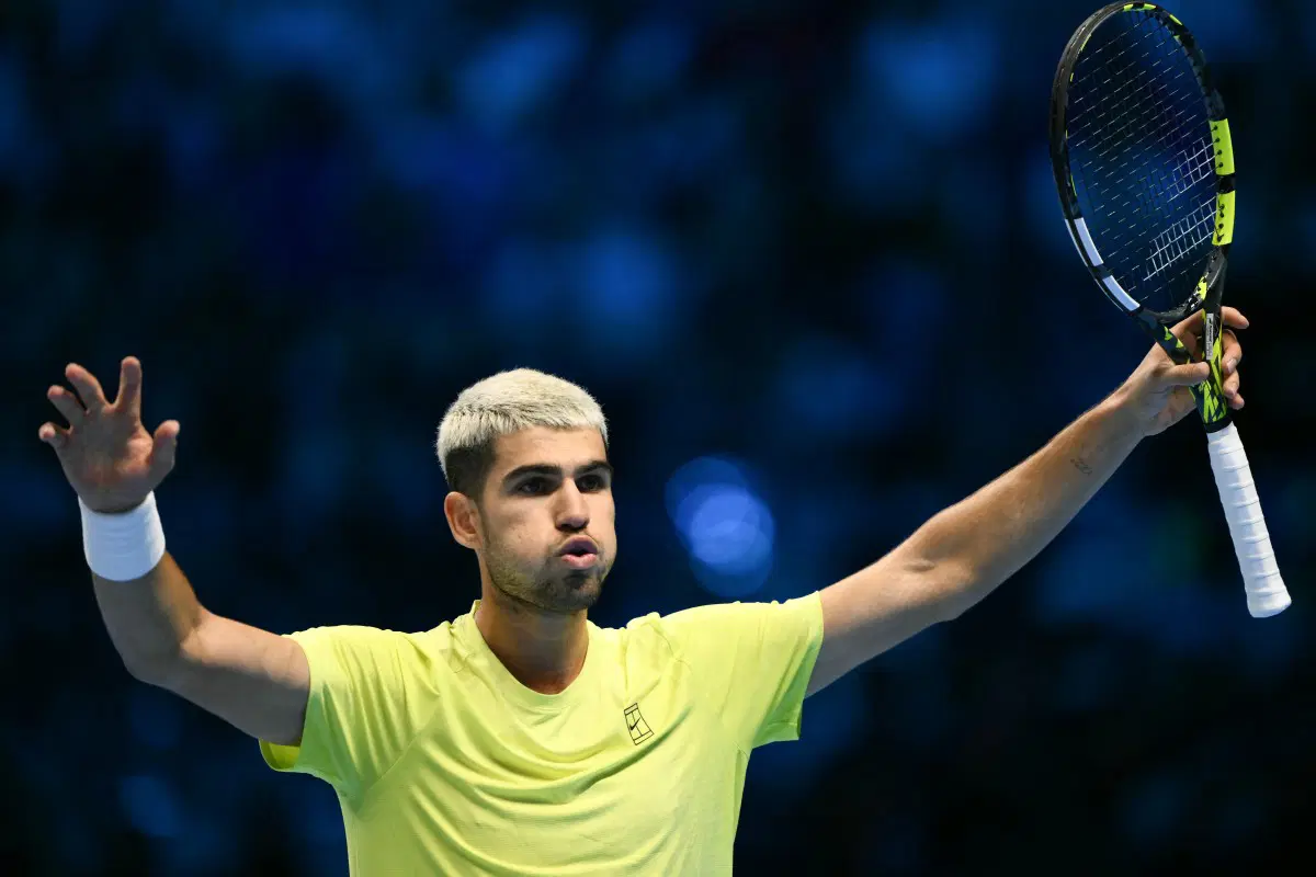 Alcaraz Edges Fritz to Move Closer to Year-End No. 1 at ATP Finals